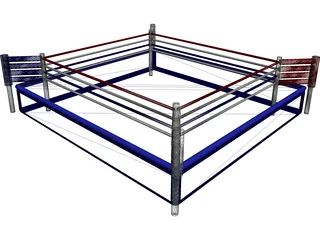 Boxing Ring 3D Model