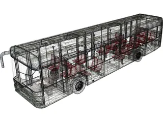 City Bus 3D Model