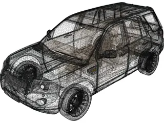 Land Rover Freelander 3D Model