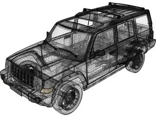 Jeep Commander 3D Model