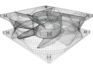 Axial Fan 3D Model