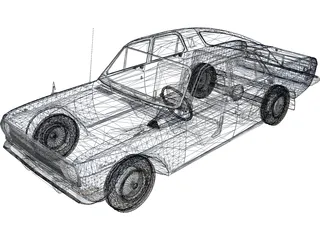 GAZ-24 Volga 3D Model