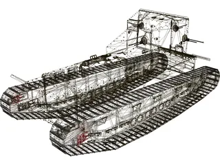 Whippet Tank 3D Model