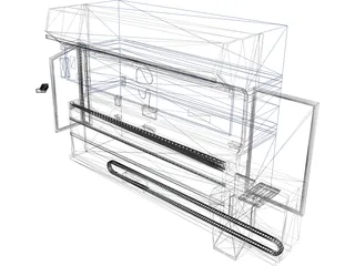 Folding Machine 3D Model