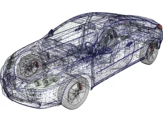 Pontiac G6 Coupe (2007) 3D Model