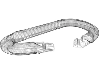 Safety Hook Manaraga 3D Model