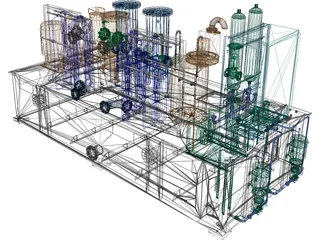 Oil Module 3D Model