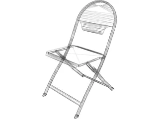 Folding Chair 3D Model