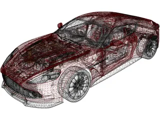 Aston Martin V12 Zagato 3D Model