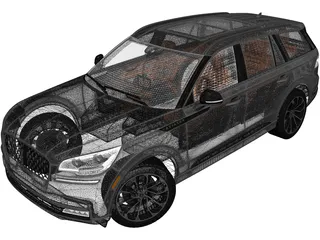 Lincoln Aviator (2020) 3D Model