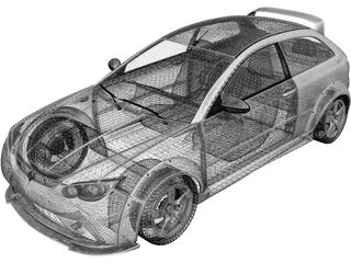 Proton Satria Nea 1.6 3D Model