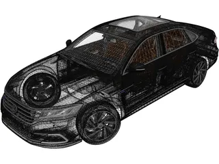 Volkswagen Passat PHEV CN-Spec (2019) 3D Model