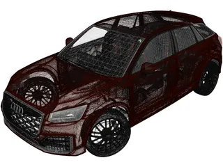 Audi Q2 S-Line (2017) 3D Model