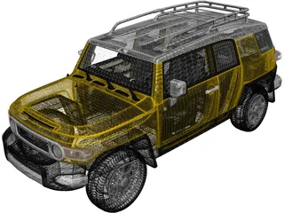 Toyota FJ Cruiser (2010) 3D Model