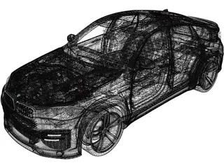 BMW X6 Lumma [+Interior] 3D Model