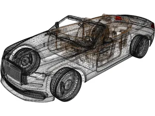 Rolls-Royce Dawn (2017) 3D Model