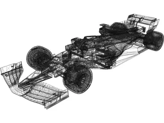 F1 Car (2019) 3D Model