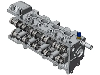 Nissan CR14DE Cylinder Head 3D Model