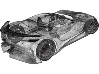 Infiniti Vision Gran Turismo Concept (2014) 3D Model