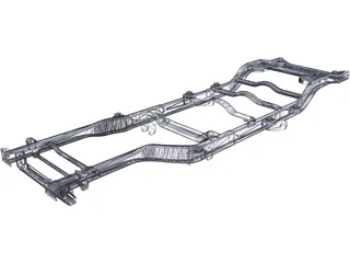 Jeep JK Frame 3D Model