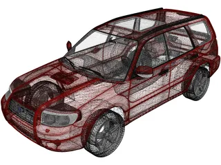 Subaru Forester (2005) 3D Model