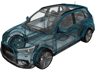 Mitsubishi ASX (2010) 3D Model