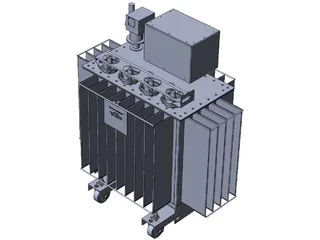 Power Transformer 160kVA 3D Model