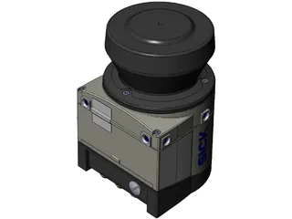 SICK LMS153 Lidar 3D Model