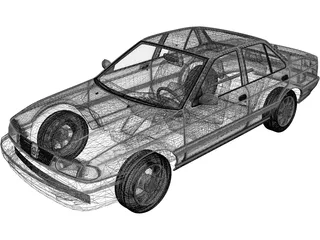 Nissan Tsuru (2004) 3D Model