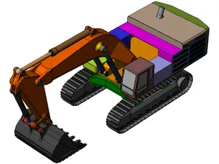 Caterpillar 390F 3D Model