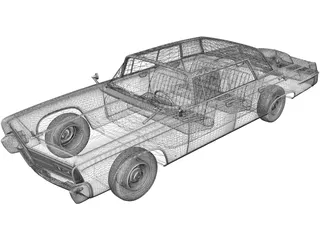 Chrysler Crown Imperial (1965) 3D Model