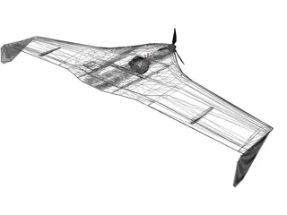 ZALA 421-04 UAV 3D Model