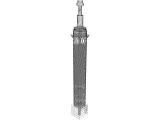 Cairo Tower 3D Model