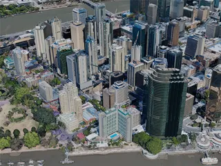 Brisbane City Center, Australia (2019) 3D Model