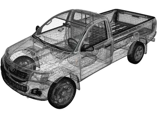 Toyota Hilux (1999) 3D Model