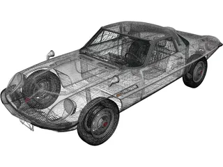 Mazda Cosmo (1967) 3D Model