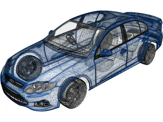 Ford Falcon XR6 (2011) 3D Model