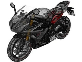 Triumph Daytona 675R (2015) 3D Model