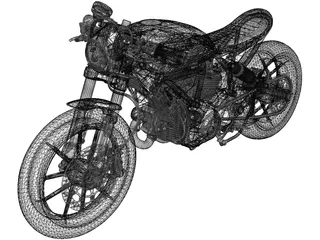 Ducati Scrambler 3D Model