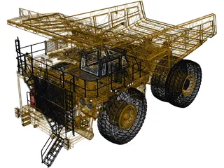 Komatsu 830E-AC 3D Model