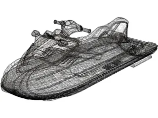 Kawasaki Ultra Jet Ski 3D Model