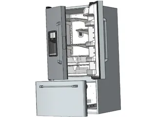 Refrigerator 3D Model