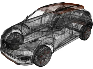 Nissan Kicks Concept (2014) 3D Model