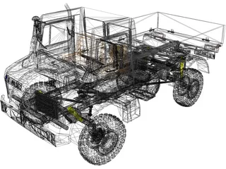 Mercedes-Benz Unimog 3D Model