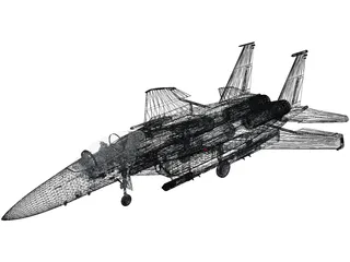 F-15E 3D Model