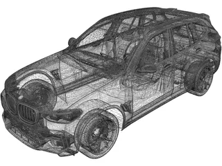 BMW X3 Competition (2020) 3D Model