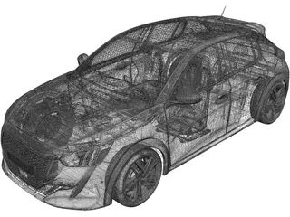 Peugeot 208 GT1 (2020) 3D Model