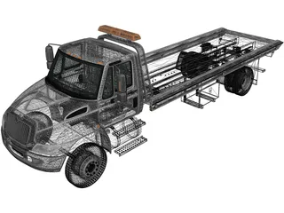 International DuraStar Tow Truck (2002) 3D Model