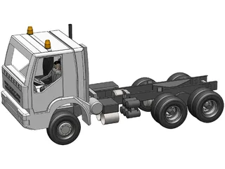 Iveco AD380T 6?6 3820 Chassis 3D Model