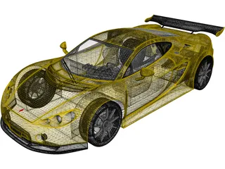 Ascari A10 (2006) 3D Model